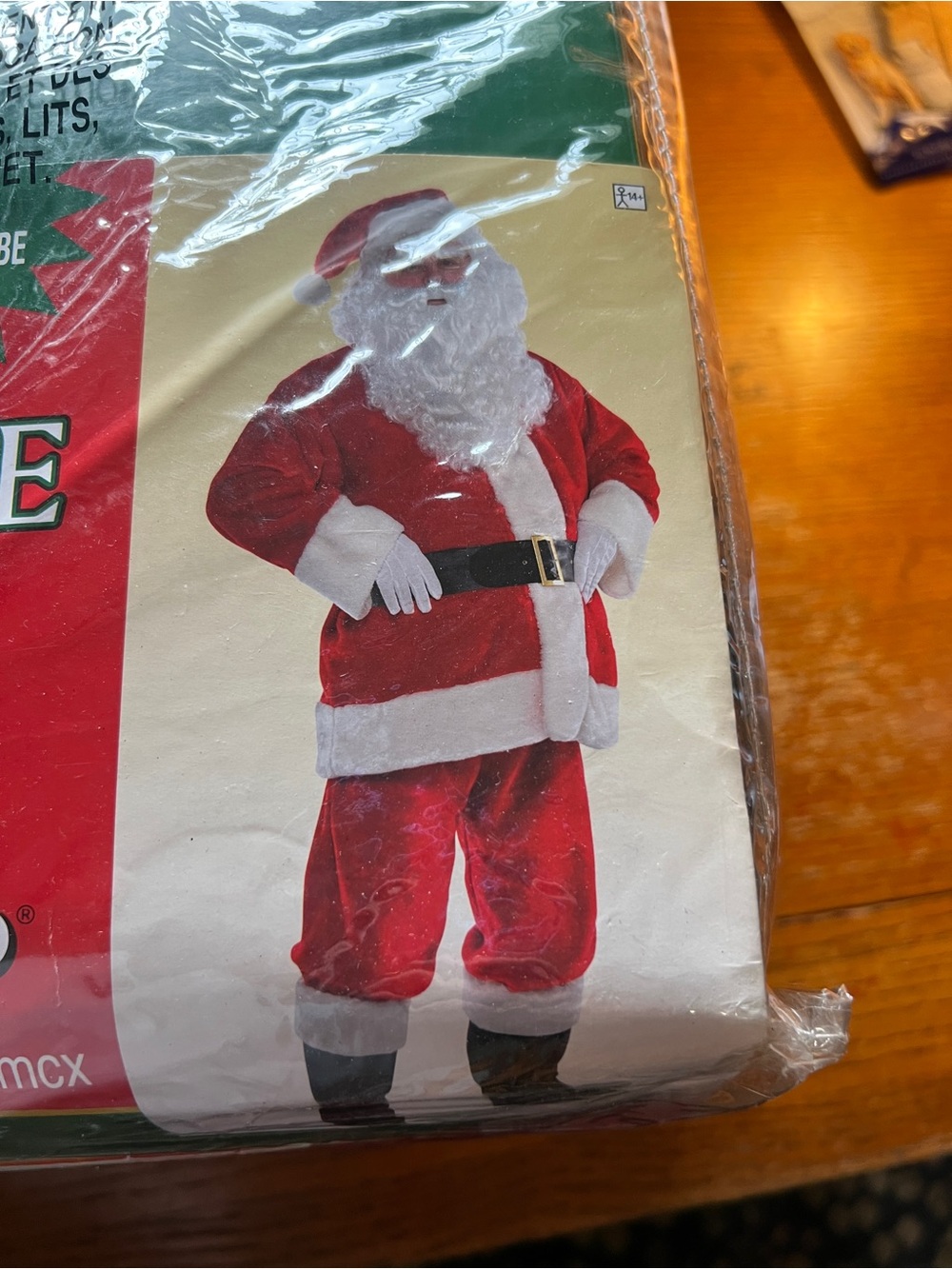 Lush Red and White Santa Suit Hat